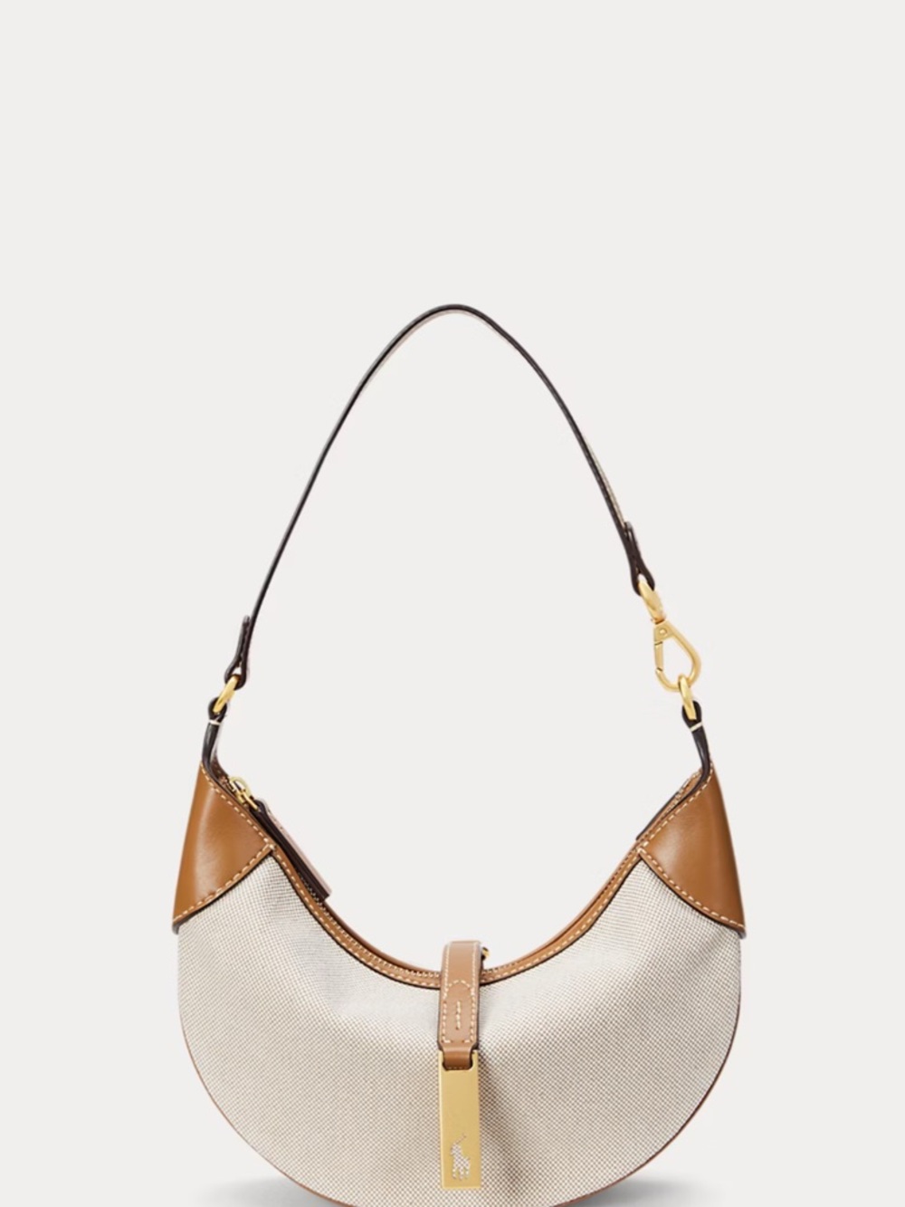 Polo ID Canvas- Leather Mini Shoulder Bag